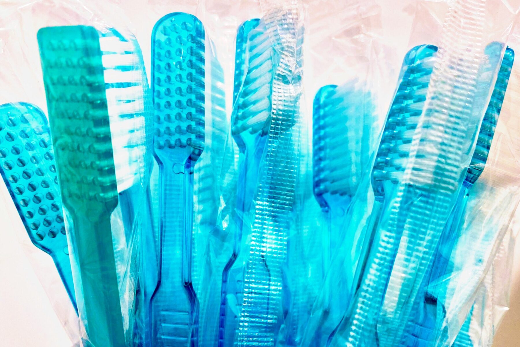 bunch of toothbrushes